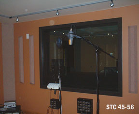 Soundproof / Acoustical Windows for Recording Studios